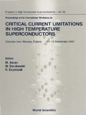 cover image of Critical Current Limitation In High Temperature Superconductors
